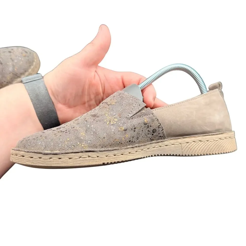 Josef Seibel EU 37 US 6.5 Taupe Suede Slip On Comfort Shoes